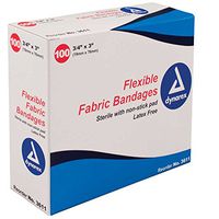 Adhesive Bandages Flex Fabric Fingertip 1-3/4 x2 Box 100