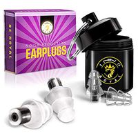 Inno Royal Noise Reduction Ear Plugs- Ear Plugs for Concerts- 2 Size Pairs-Portable & Reusable Ear Protection, Noise Cancelling Ear Plugs for Motorcycles, Musicians, Nightclub, DJ Events