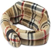 Hands-Free Neck Heating Wrap: Microwavable Thermal Hot Pack, Large Heat Therapy Pillow for Sore Neck & Shoulder Muscle Pain Relief - Personal, Reusable (London)