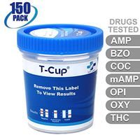 MiCare [150pk] - 7-Panel Multi Drug Test Cup (AMP/BZO/COC/mAMP/OPI/OXY/THC) #MI-TDOA-274