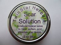 TwinStar Herbals Scar Solution 2 oz Natural Organic Herbal Formula synergistically Created to Both heal and Reduce Scarring, use on New or Old Scars Including Facial and Keloid Scars