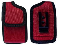 Premium Classic Style Pouch case with Belt Clip for Medtronic Minimed 670G Insulin Pump (vertical/2/red)