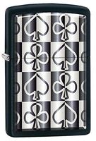 Zippo Personalized Message Engraved Customized Gift for Him for Her Playing Card Indoor Outdoor Windproof Lighter