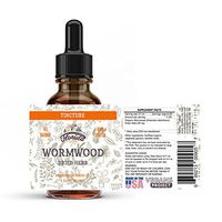 Wormwood Tincture, Organic Wormwood Extract (Artemisia Absinthium) Dried Herb, Non-GMO in Cold-Pressed Organic Vegetable Glycerin 2 oz, 670 mg