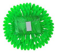 B-Kind Party Pack 100 Count Cutlery Thick Strong and Durable Medium Weight Disposable Spoons for Camping, Picnics, Parties, and Wedding (Green)