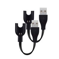 RIJER Replacement USB Charger Cable Compatible Xiaomi 3 Band Miband 3nd Wristband Accessories 2PCS