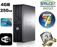 Dell Optiplex  with Intel Pentium Dual Core 2.66GHz, New 4GB Memory,160GB HD, WIFI READY and licensed Windows 10-(Certified Reconditioned)