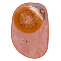 Coloplast One-Piece Closed Pouch, Filter, Oval Pre-Cut Skin Barrier 1-1/8" Stoma