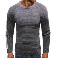 Padaleks Men's Sweatshirt Pullover O Neck Knitted Sweater Tops Autumn Winter Casual Comfortable Tee Outwear Blouse