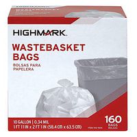 Office Depot Trash Bags, 10 Gallons, Box of 160, DP00504