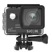 SJCAM SJ5000 WiFi Action Camera 14MP 1080p Ultra HD Waterproof Underwater Camera Large Screen Wide Angle Sports DV Camcorder for Diving Swimming Surfing Biking WiFi Cam- Black
