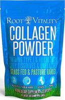 Root Vitality Collagen Powder, Collagen Peptides, Grass Fed, Premium Quality, Collagen Protein, Pasture Raised, Easily Dissolves, Keto & Paleo Friendly, Non-GMO, 300 Grams