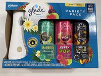 Glade Automatic Spray Starter 3 Refills Mixed Pack - Sultry Spiced Rhythm, Bamboo Bliss Song, Berry Pop