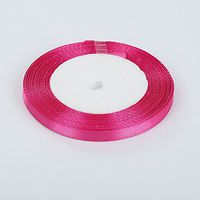 1PC 6mm Reels of Grosgrain Ribbon Roll for Bows Crafts Gifts Party Wedding