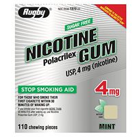 NICOTINE GUM RUGBY MINT 4 mg 110