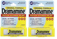 Dramamine Motion Sickness Relief Original Formula, 50 mg, 12 Count 2-Pack