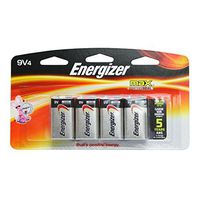 Energizer 09021-9 volt MAX Battery (4 pack) (ENERGIZER MAX ALK 9V-4)