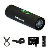 TACTACAM 5.0 Hunting Action Camera - Gun Package - Includes Custom Gun Mount, Under Scope Rail Mount, Rechargeable Battery, and 64GB microSD Card with Adapter