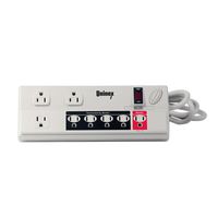Uninex PS101 Power Managed 8-Outlet Energy Controlled Surge Protector, Eliminates Standby Idle Electricity Usage, 6-Foot