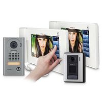 Aiphone JPS-4AEDV 7 Inch TouchScreen HandsetHands-Free 4 x 8 Color Video Set