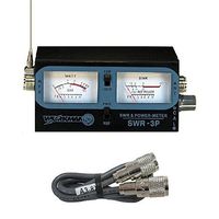 WORKMAN SWR-3P CB RADIO ANTENNA SWR / TEST METER WITH 3` BELDEN JUMPER COAX