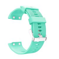 BullkerDirect Compatible with Garmin Forerunner 35 Silicon Waterproof 225mm Wristband Replacement Watch Band Strap for Women Men - Mint Green