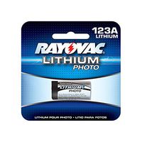 Rayovac RL123A 123A CR-123 3V Photo Lithium Battery (4 Pack)