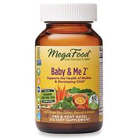 MegaFood, Baby & Me 2, prenatal Vitamin with Choline, Iron, Active Form of folic Acid, Vitamin B12 & B6, Non-GMO, Vegetarian, Take 2 Tablets Daily, 60 Tablets (30 Day Supply)