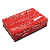 Interfolded Dry Wax Deli Paper, 8" X 10-3/4", White, 500/box, 12 Boxes/carton