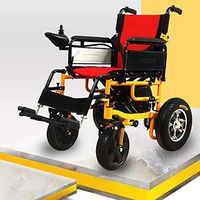 QBYLYF Drive Wheelchair Mobile,Intelligent Electric Motorized Wheelchair, Portable Folding Lightweight Power Wheel Chair, Comfortable Disabled Wagon, Elderly Mobile Car, Built-in Powerful Motor