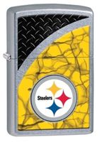Latest 2016 Style Personalized Zippo Lighter NFL - Free Laser Engraving … (Pittsburgh Steelers)