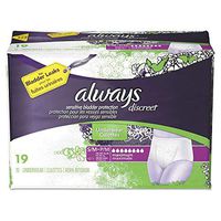Always Discreet Incontinence Underwear, Maximum Absorbency, Small/Medium
