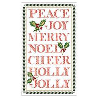 Caspari Yuletide Cheer Paper Match Box - 40 Stick Matches