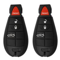 YITAMOTOR Keyless Entry Car Remote Control Replacement Key Fob 4 Button for M3N5WY783X IYZ-C01C (Pack of 2)