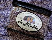 'NUGGLEBUDDY NEW! Microwaveable Moist Heat & Aromatherapy Organic Rice Pack. Cold Pack! Elegant Navy & White Scrolled Fabric with SPEARMINT EUCALYPTUS Aromatherapy.Say HELLO to Your New Best Friend!