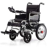 SZeao Electric Wheelchair Compact and Lightweight Auxiliary Wheelchair Folding Portable Travel Scooter Double Motor Lithium Battery,12Alithiumbattery/15km