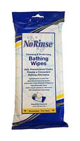 No Rinse Bathing Wipes, 8 packs of 6