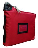 Prescription Medication Bag Standard Lock Travel Case (Red)