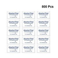 Exceart 800Pcs Disposable Alcohol Prep Pads Esthetic Wipes Isopropyl Alcohol Pads Non Woven Surgical Alcohol Wipes Swabs Makeup Facial Wipes for First Aid Wound Care Home Outdoor Travel