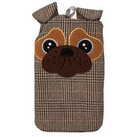 Bodico 1L Dog Hot Water Bottle, 6.75 x 12.2 inches, Brown