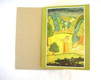 Handmade Blank Card with Traditional Indian Forest Motifs : Set of 3