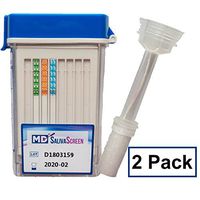 5 Panel Instant at Home Saliva Drug Test Kit - Mouth Swab Drug Test (2 Pack) New Product Launch Sale