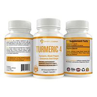 Turmeric 4 - with Curcumin, Black Pepper (Bioperine), Cinnamon, and Ginger