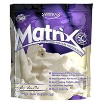 Syntrax - Matrix 5.0 - Simply Vanilla - 5lb Bag - High Protein 23g - Low Fat - Low Carb - Low Sugar