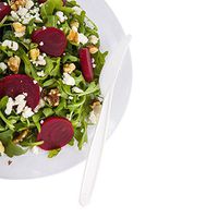 Compostable Plastic Knife, Disposable White Plastic Knife - 7" - Durable - PLA - 250ct Box - Restaurantware