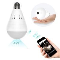 CHUANGE Full HD Home WiFi Camera, 360 Degree Panoramic Wireless Security IP Camera for Home Baby Pet Monitor Remote Viewing Camera Night Vision Motion Detection Wireless Camera 2.4GHz