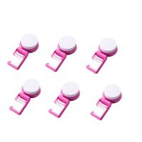Homieco 6 Pack Broom Mop Holder Wall Mounted Tools Hanger Storage Organizer Free Drilling Self Adhesive Garage Wall Racks for Shelving Ideas