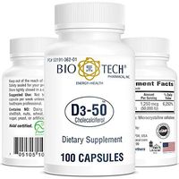 Bio-Tech Pharmacal Vitamin D3 (D3-50 50k IU, 100 Count)