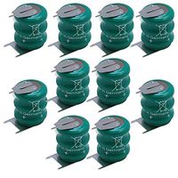 10x Varta 3/V80H 3 Pin 3.6V 80mAh NiMH Battery 55608303059 For circuit boards, memory safeguard, Backup Power, measuring equipment, real time clocks, mobile lights, lighting, industrial timepieces