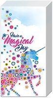 Have a Magical Day Unicorn Starbursts 10 Count 4-Ply Pocket Facial Tissues, 3 Pack